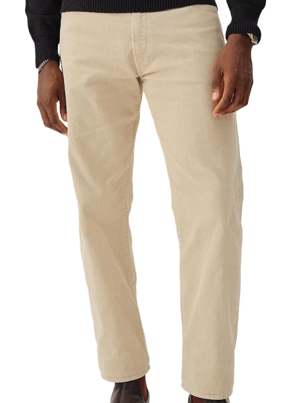 Buck Mason Ford Standard Stretch Corduroy Pants - Beige Tan - 36x34